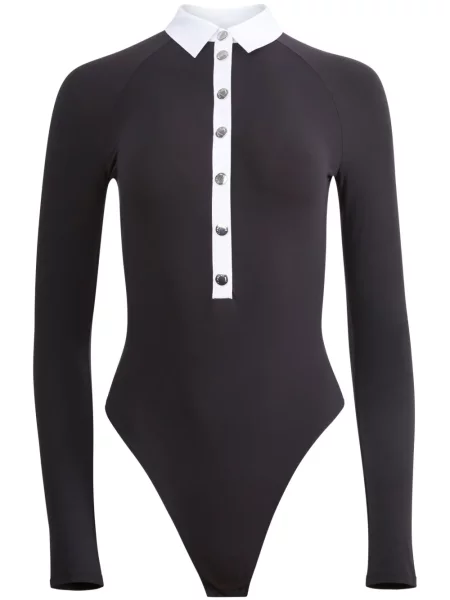 Body Fleur Du Mal cu mâneci lungi negru