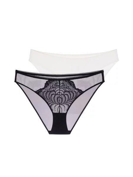 Dorina Slip negru alb