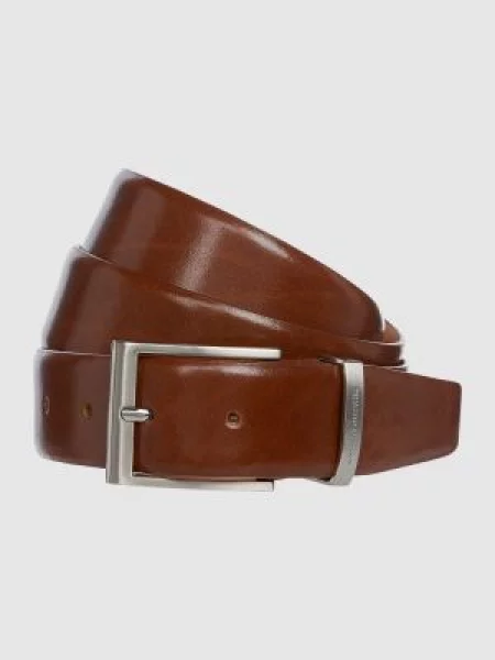 Skórzany ze sprzączką Pierre Cardin
