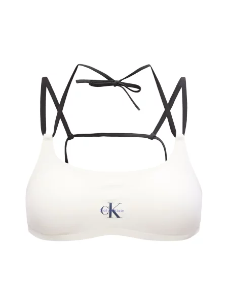 Calvin Klein Swimwear Sutien costum de baie albastru / albastru închis / negru alb