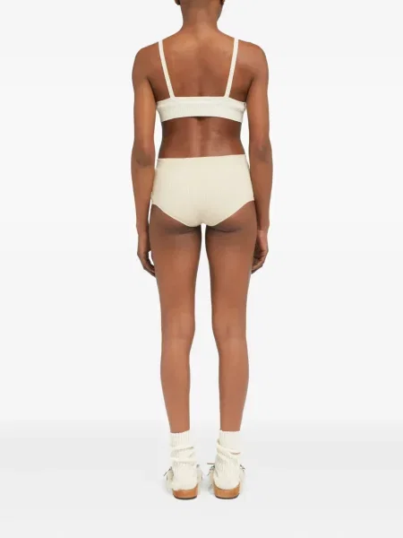 Pantaloni scurți Alanui din cașmir alb