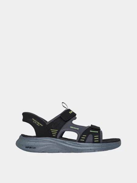 Кожаные сандалии Skechers черные