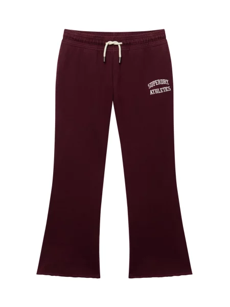 Superdry & Co Pantaloni vin roșu