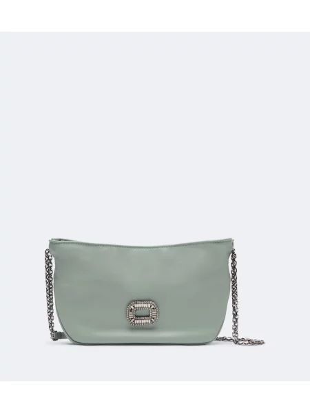 Geantă Roger Vivier din piele verde