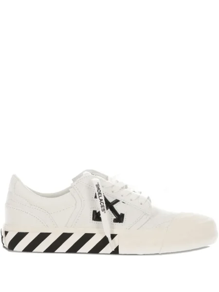 Sneakerși Off-white cu dungi alb