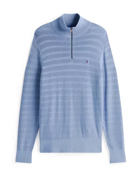 TOMMY HILFIGER Pulover svetlo modra