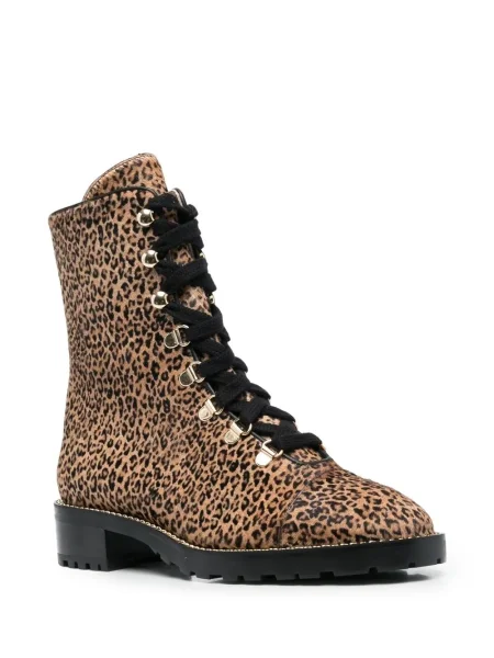 Cizme scurte Stuart Weitzman cu imagine maro