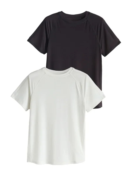 Next Tricou Active crem / închis maro