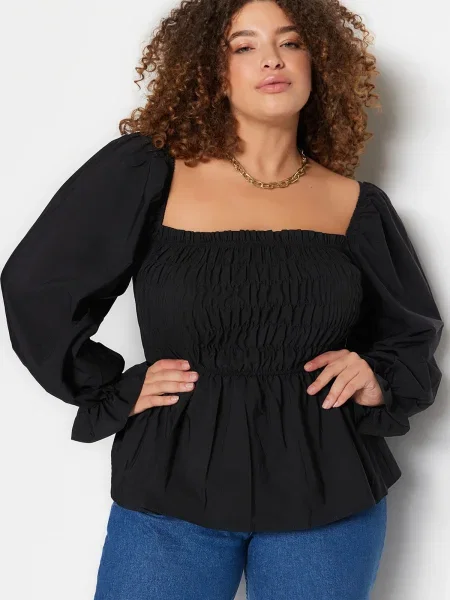 Блуза Trendyol черно