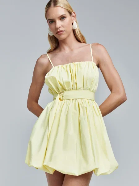 BWLDR Ljetna haljina Khyla svijetložuta