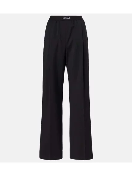 Pantaloni Loewe de lână negru
