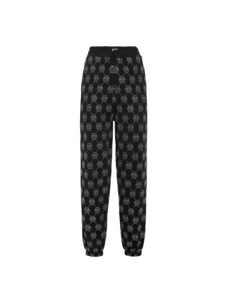 Joggery Philipp Plein polarowe czarne