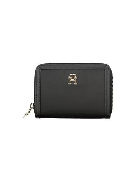 Duży portfel Tommy Hilfiger elegancki czarny