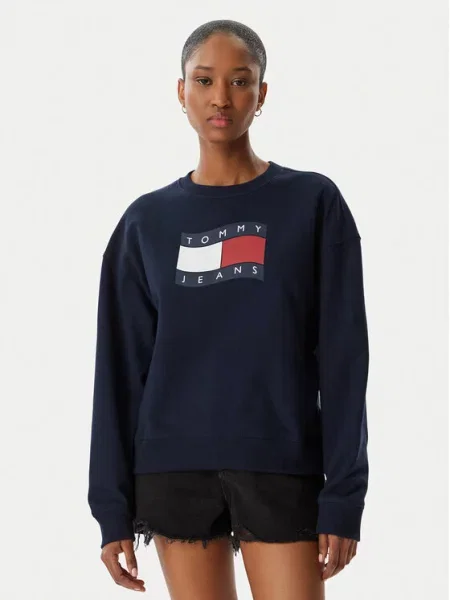 Palton Tommy Jeans alb