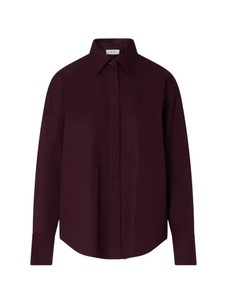 Cămașă Liu Jo din satin violet