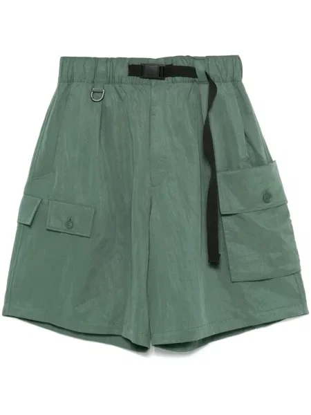 Pantaloni scurți cargo Y-3 din țesătură twill verde