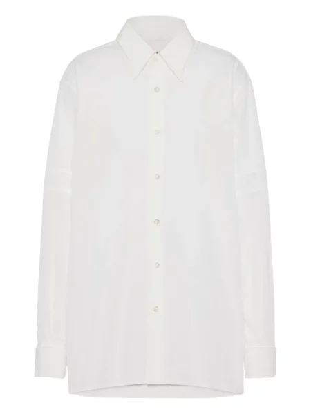 Cămașă Maison Margiela din poplin alb