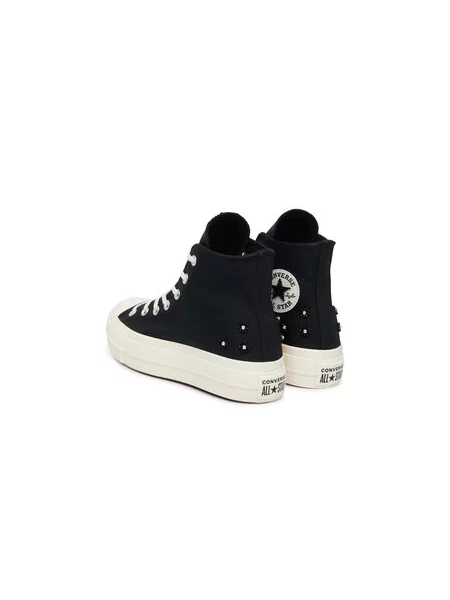 Tornacipő Converse Chuck Taylor All Star Lift Platform Beads fekete