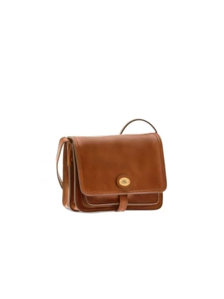 Torebka crossbody The Bridge skórzana brązowa