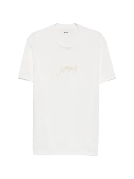 Tricou Marant cu broderie alb