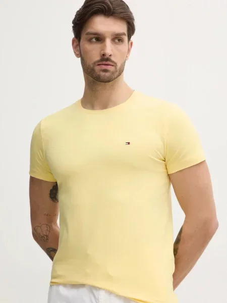 Kratka majica Tommy Hilfiger rumena