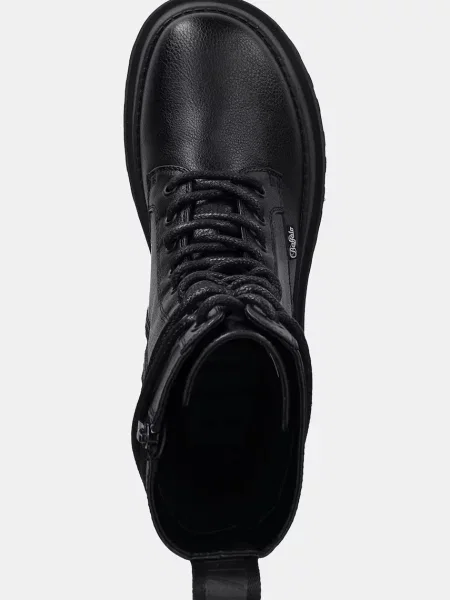 Черевики Buffalo Pluto Lace Up Mid на платформі чорний