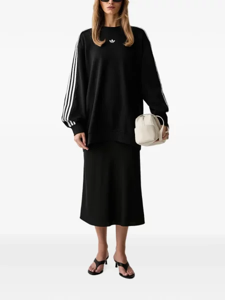 Decupat geacă Adidas cu glugă cu model piele de șarpe alb