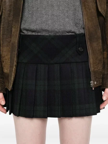 Fusta mini Miu Miu verde