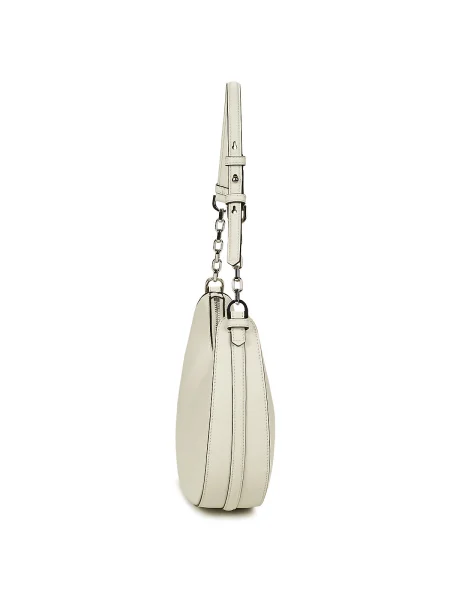 Crossbody kabelka Karl Lagerfeld K/Autograph biela