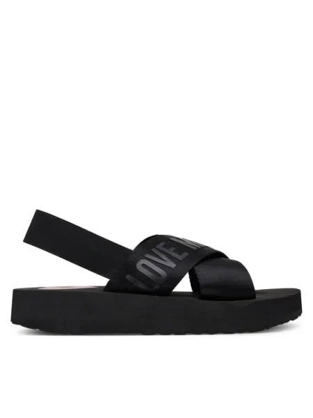 Sandale LOVE MOSCHINO negru