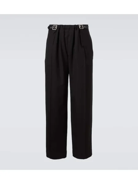 Gyapjú nadrág Loewe fekete