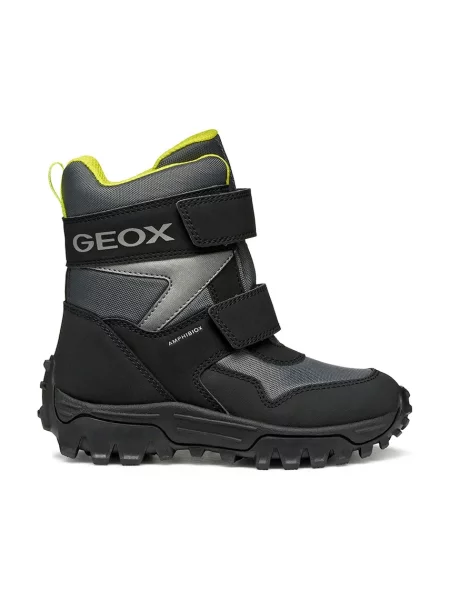 GEOX Škornji za v sneg HIMALAYA neonsko rumena / siva črna