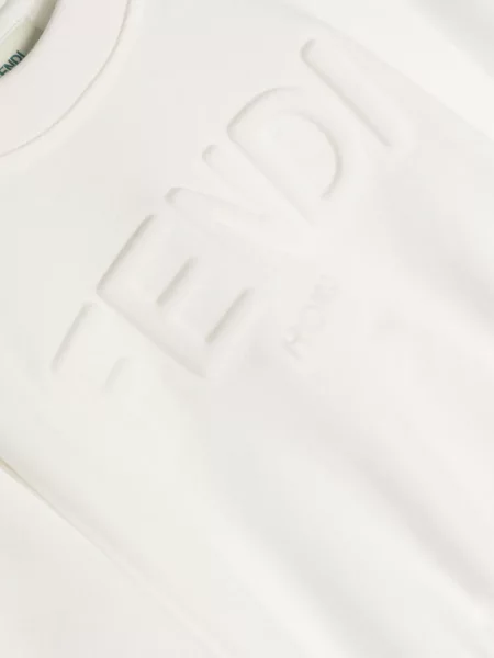 Bluza dziecięca Fendi biała