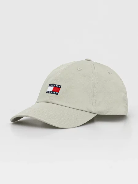 Tommy Jeans baseballová čepice zelená
