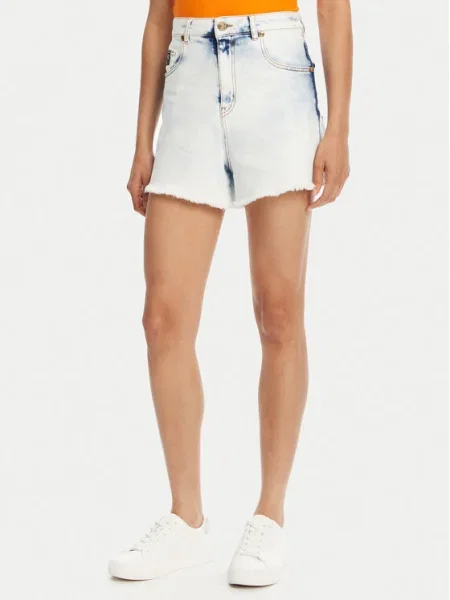 Versace Jeans Couture Pantaloni scurți de blugi Straight Fit albastru