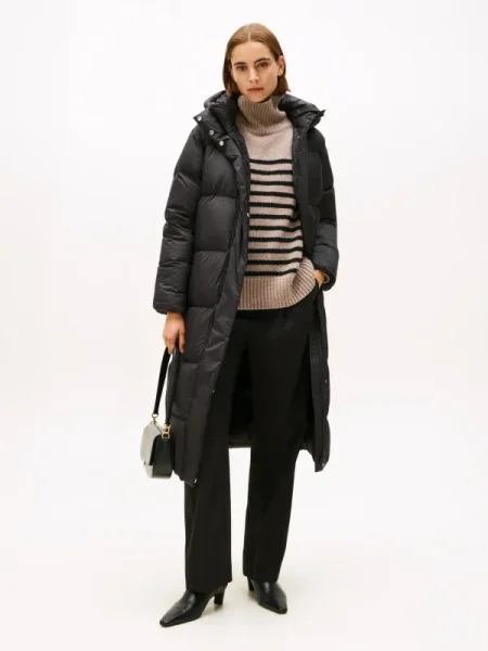 Tommy Hilfiger De puf palton negru