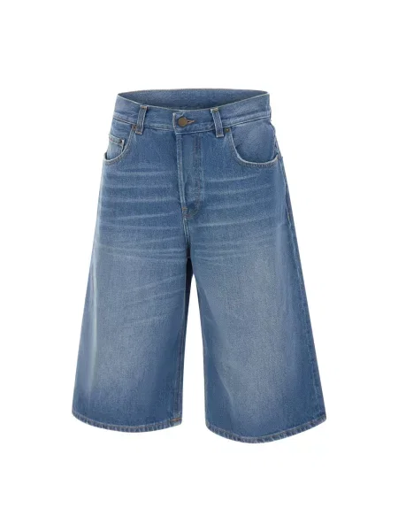 Szorty jeansowe Haikure z twillu niebieskie
