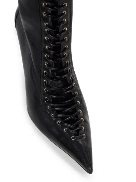 Botine Elisabetta Franchi din piele negru