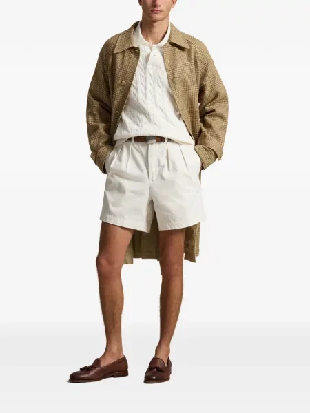 Czapka z daszkiem Polo Ralph Lauren w kratkę z twillu biznesowa niebieska