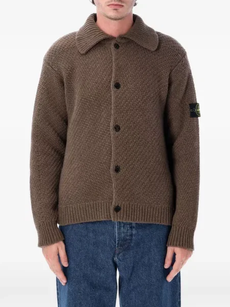 Sveter Stone Island hnedá