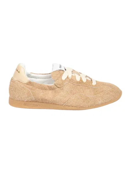 Buty do biegania Run Of skórzane do biegania beżowe