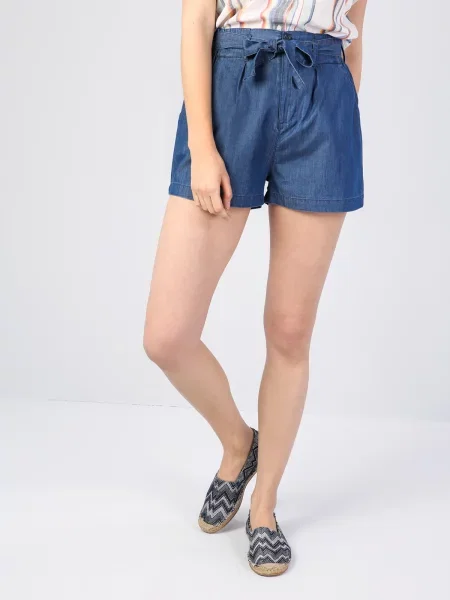 Шорти Colin’s комбінований верх блакитний