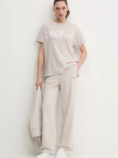 Футболка Dkny бежевая