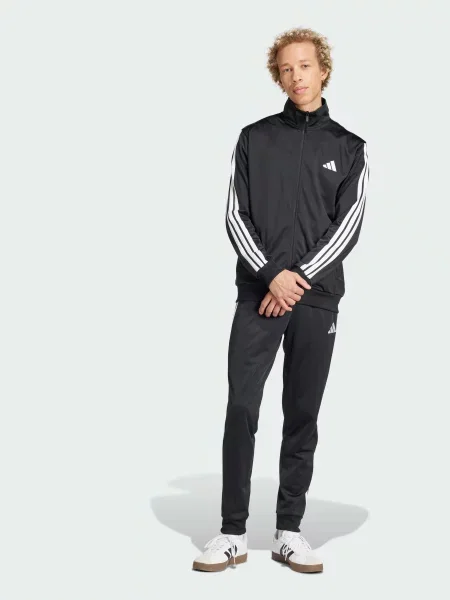 Спортивный костюм Adidas в полоску черный