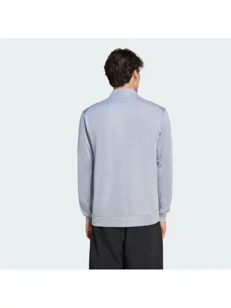 BLUZA DRESOWA WORKOUT ESSENTIALS ALL-SET KNIT TRACK TOP czarna