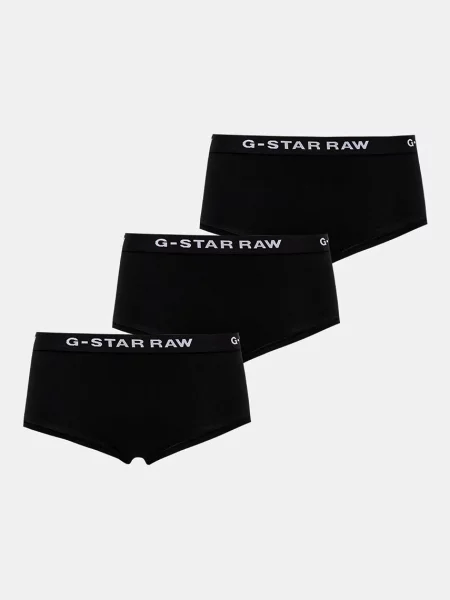 Бикини G-Star Raw 3 чифта черно