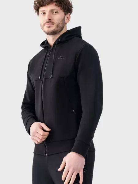 Кофта AVECS бавовна/поліестер чорний