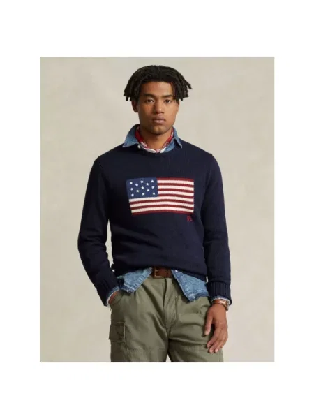 Sweter Polo Ralph Lauren niebieski
