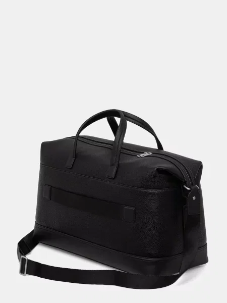 Tommy Hilfiger torba podróżna z imitacji skóry czarna