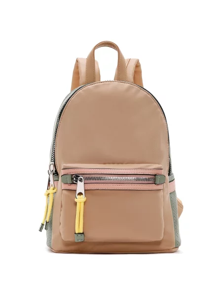 Derimod Rucsac maro deschis / fumuriu / roz gri